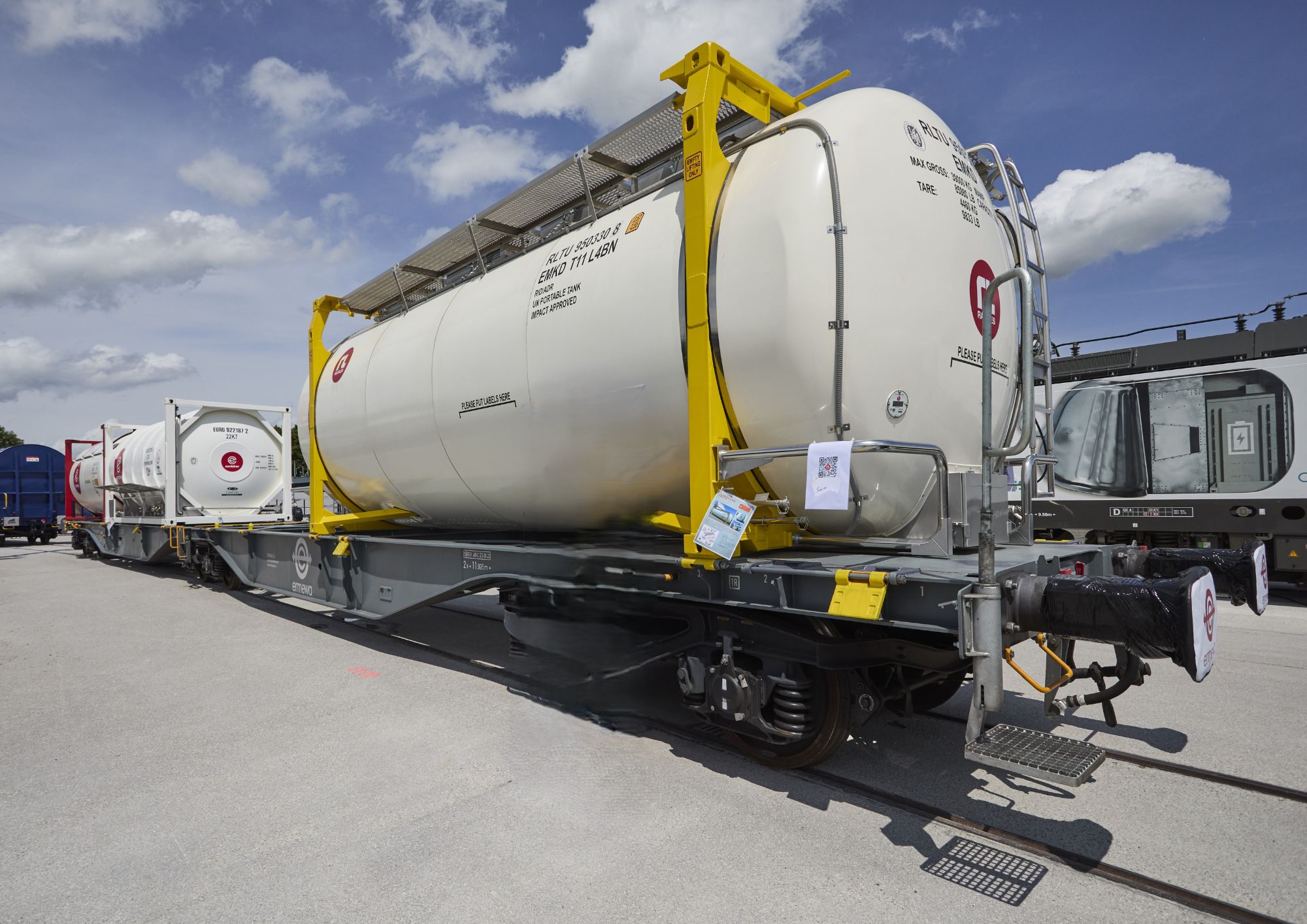 Raffles lease - iso container swap body 35 cbm with railcar