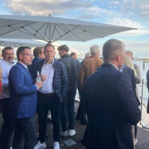 TC CLUB GERMANY SEPTEMBER 2025, RAFFLES LEASE TEAM WITH CUSTOMER CONTAINER