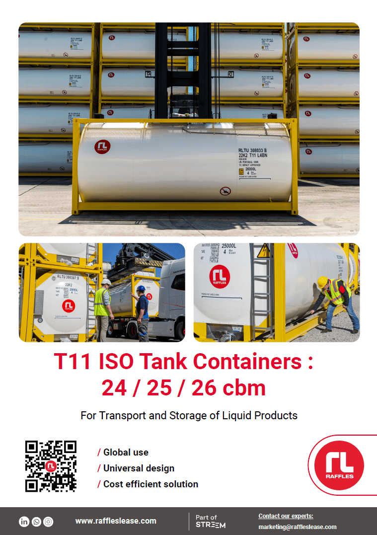 Raffles lease brochure 26 cbm T11 Tank container