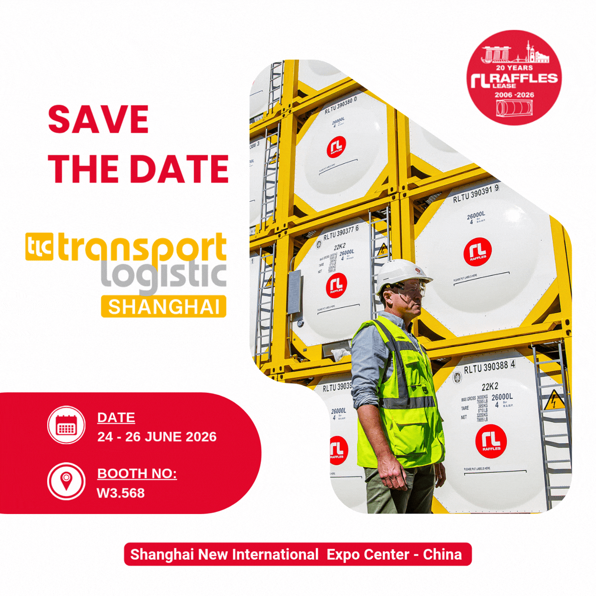 Raffles lease Transport Logistic Shanghai 2026