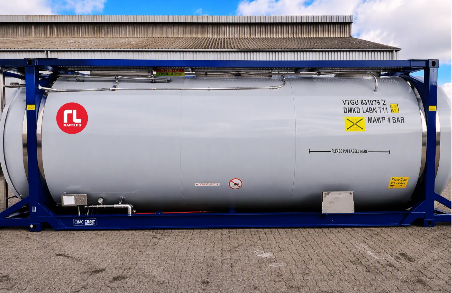 Tank container swap body Super insulated 26000 - 33000 L with baffles raffle lease