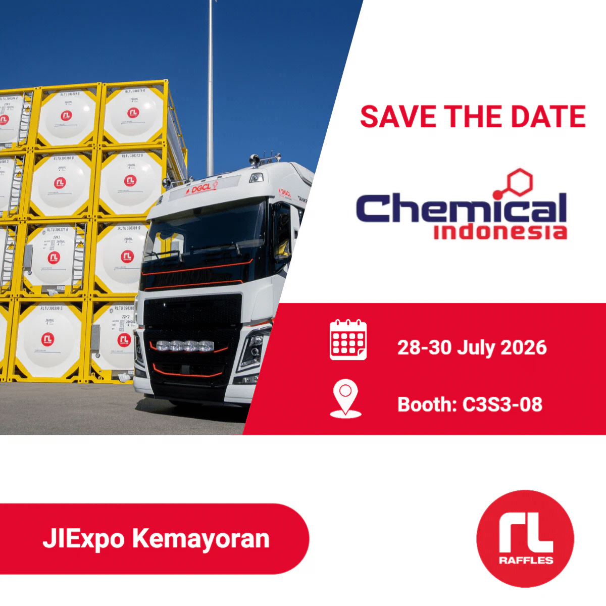 Chemical Indonesia 2026 Raffles lease tank container