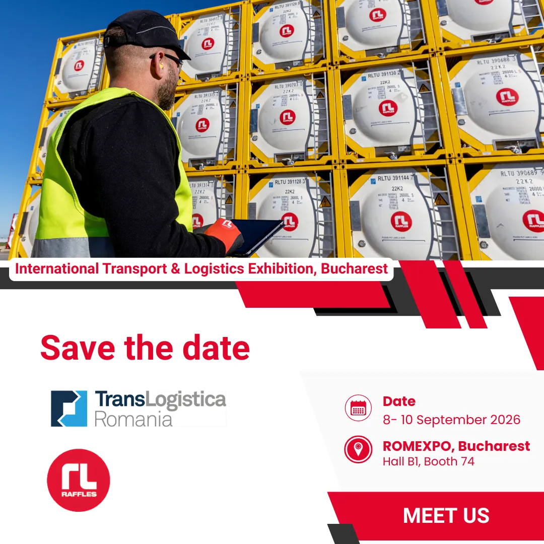 Translogistica Romania 8-10 septembre 2026 - raffles lease tank container leasing